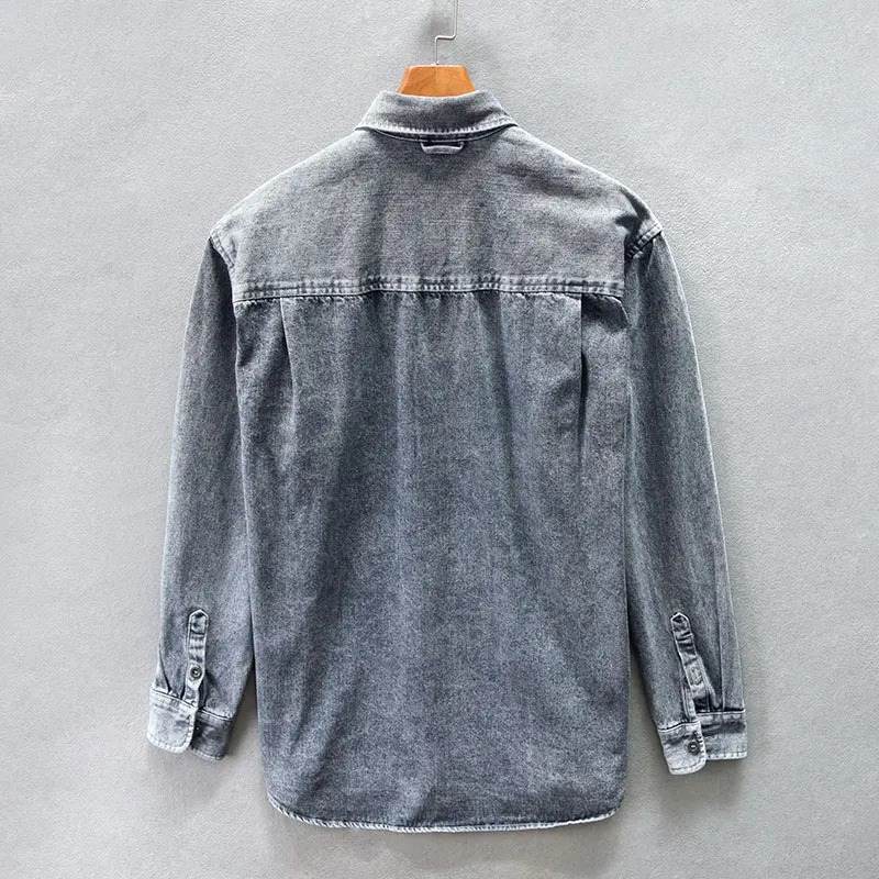 Camisa de mezclilla stone-washed Hansen