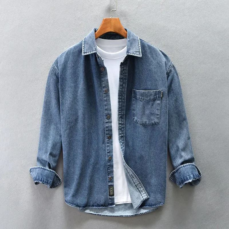 Camisa de mezclilla stone-washed Hansen