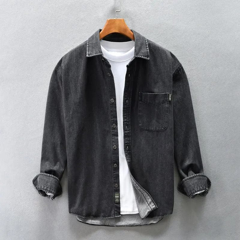 Camisa de mezclilla stone-washed Hansen