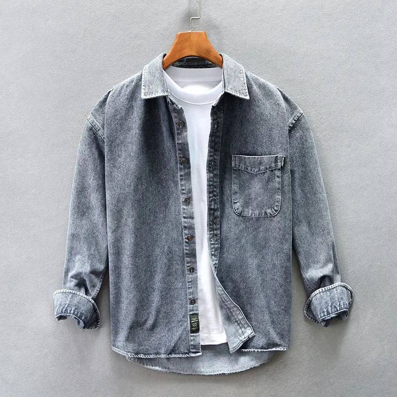 Camisa de mezclilla stone-washed Hansen