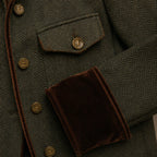 Mireille Structured Herringbone Jacket - Olive - Product Type: Jackets - Brondals - Image 4