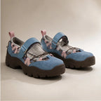 Monique Chunky Mary Janes - Blue - Women's Footwear > Mary Jane Sneakers - Brondals - Image 1