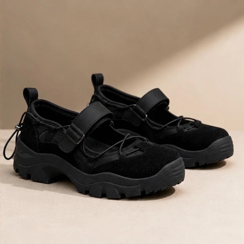 Monique Chunky Mary Janes - Black - Women's Footwear > Mary Jane Sneakers - Brondals - Image 1