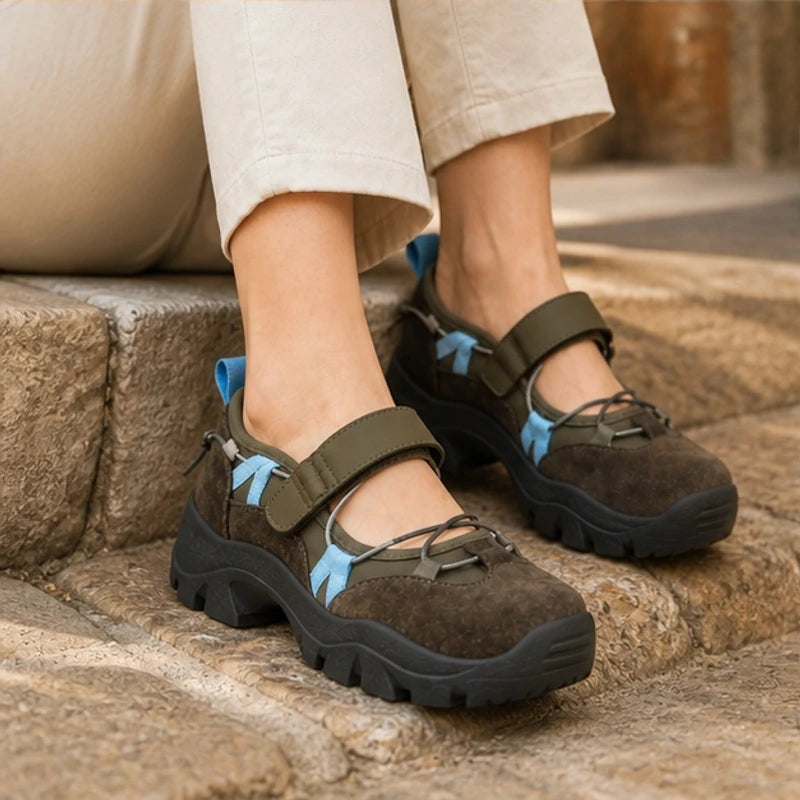 Monique Chunky Mary Janes - Brown - Department: Women - Brondals - Image 3