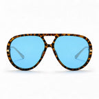Monterey Retro Pilot Shades - Leopard blue - sunglasses - Brondals - Image 2