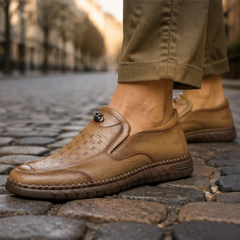 Mortimer Genuine Leather Shoes - Brown - genuine leather - Brondals - Image 4