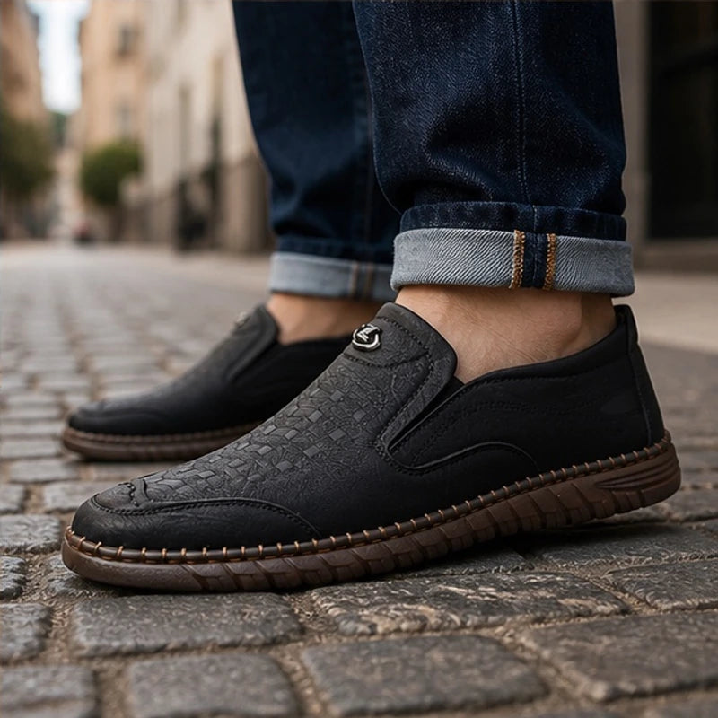 Mortimer Genuine Leather Shoes - Black - genuine leather - Brondals - Image 4