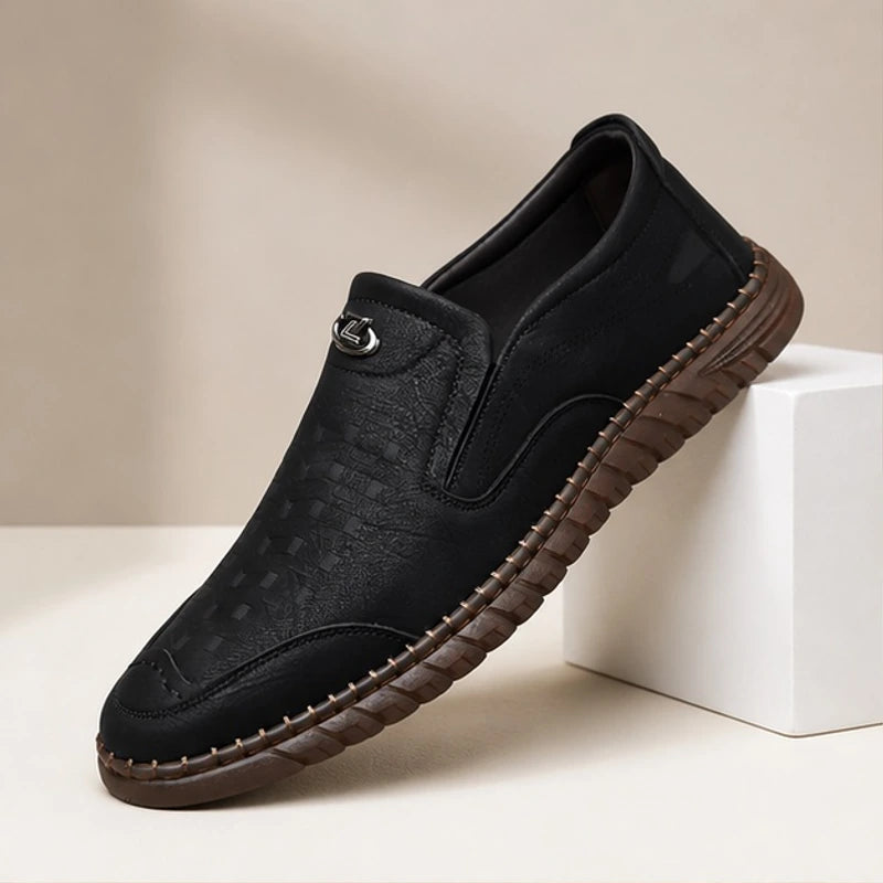 Mortimer Genuine Leather Shoes - Black - Shoes - Brondals - Image 1