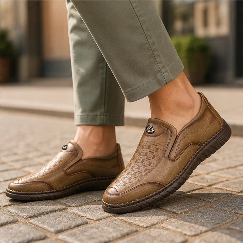 Mortimer Genuine Leather Shoes - Brown - leather shoes - Brondals - Image 3