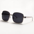 Mykonos Square Aviator Sunglasses - Black - sunglasses - Brondals - Image 2