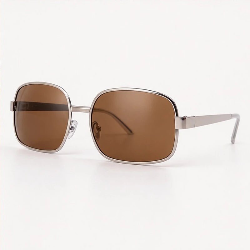 Mykonos Square Aviator Sunglasses - Brown - sunglasses - Brondals - Image 2