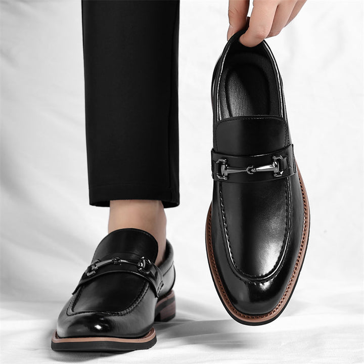 Marcello Italian Leather Loafers - dress casual - Brondals - Image 9