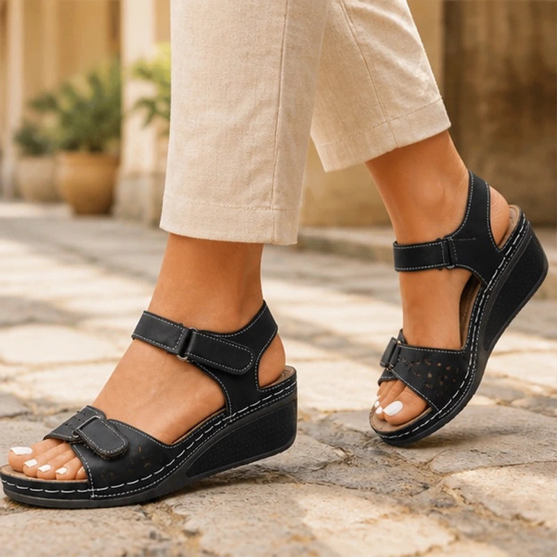 Nadia Orthopedic Sandals - Black - Catalog Group: Footwear - Brondals - Image 2