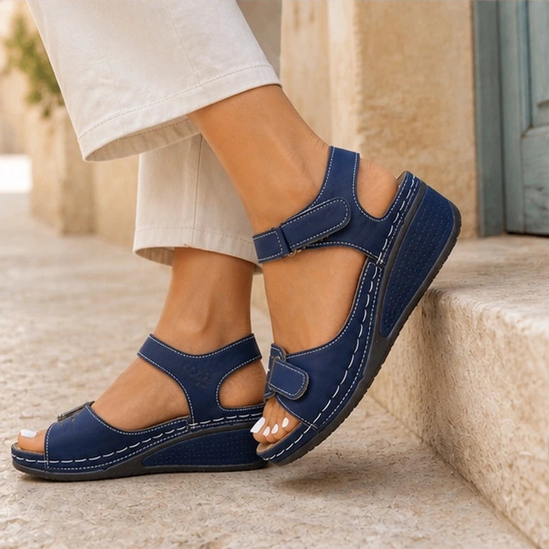 Nadia Orthopedic Sandals - Blue - Department: Women - Brondals - Image 3