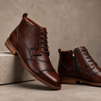 Nash Leather Boots - Brown - Boots - Brondals - Image 1
