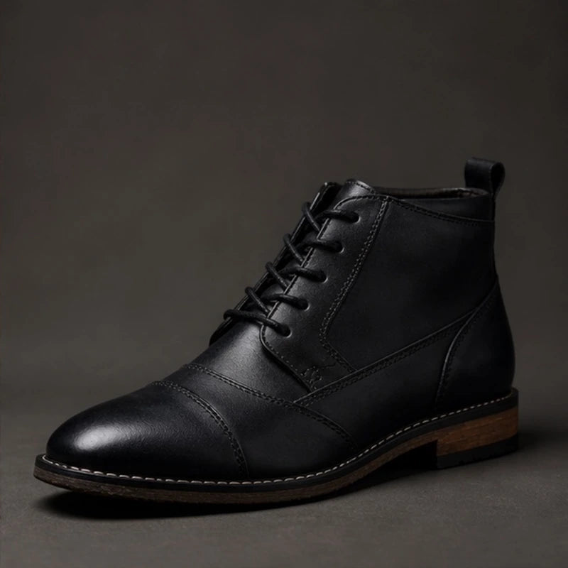Nash Leather Boots - Black - Boots - Brondals - Image 1