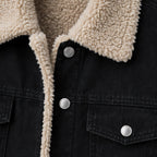 Nathalie Women's Fleece Lined Denim Coat - Black - relisted - Brondals - Image 4