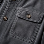 Nelson Structured Suede Jacket - Gray - men's jacket - Brondals - Image 2