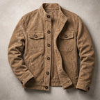 Nelson Structured Suede Jacket - Brown - Jacket - Brondals - Image 1