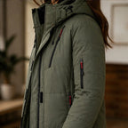 Nerissa Hooded Utility Coat - Green - Department: Women - Brondals - Image 3
