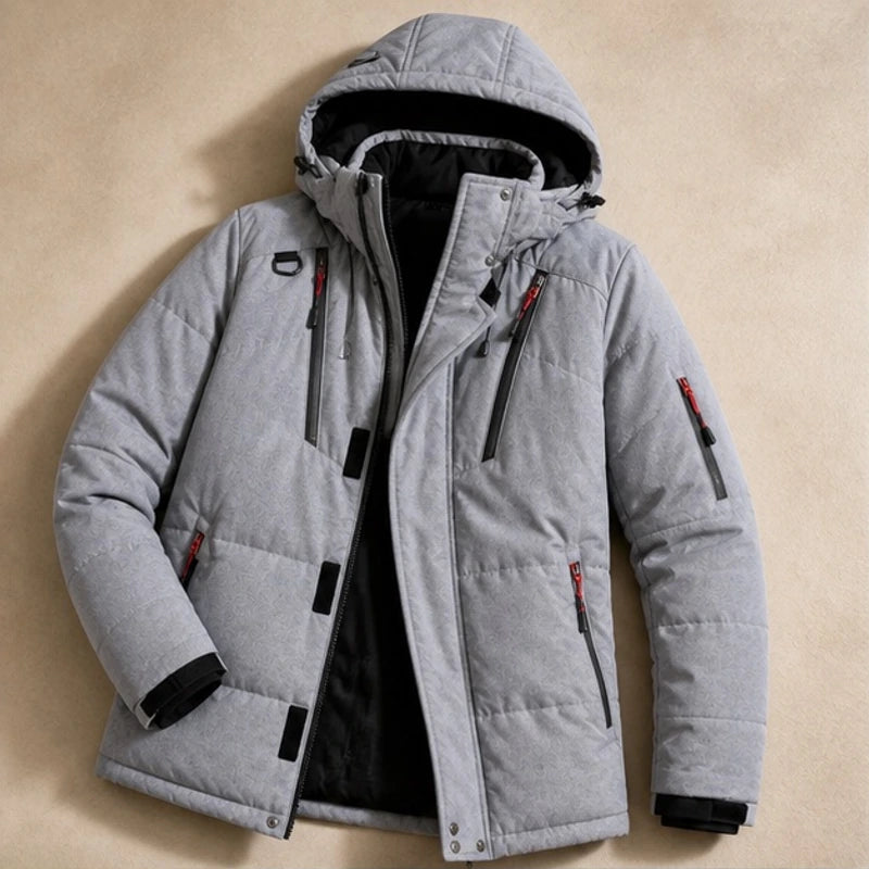Nerissa Hooded Utility Coat - Gray - Women's Clothing > Outerwear > Utility Coats - Brondals - Image 1