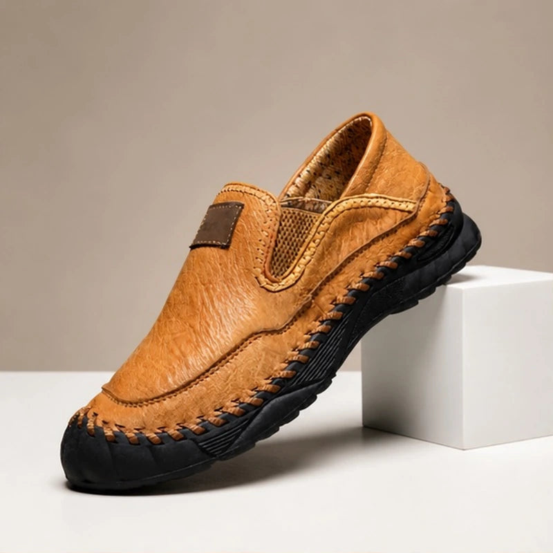 Newell Leather Loafers - Mahogany - Shoes - Brondals - Image 1