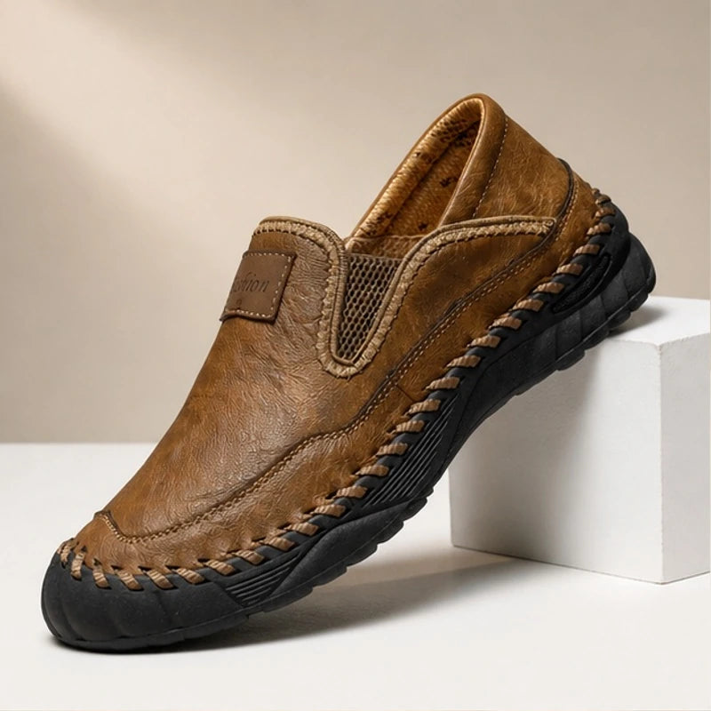 Newell Leather Loafers - Brown - Shoes - Brondals - Image 1