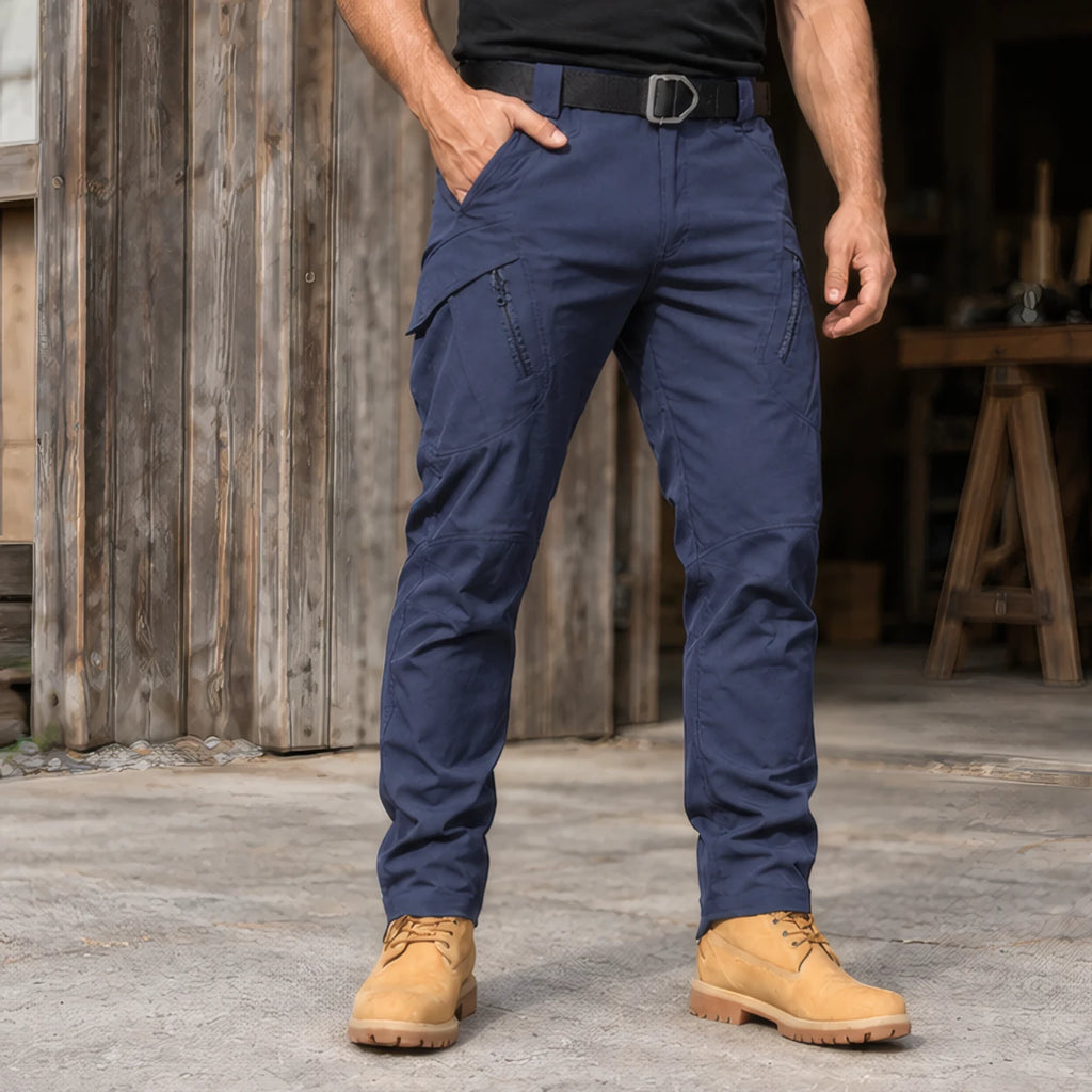 Niall Men's Tactical Cargo Pants - Navy - Men's Clothing > Pants > Tactical Cargo Pants - Brondals - Image 1