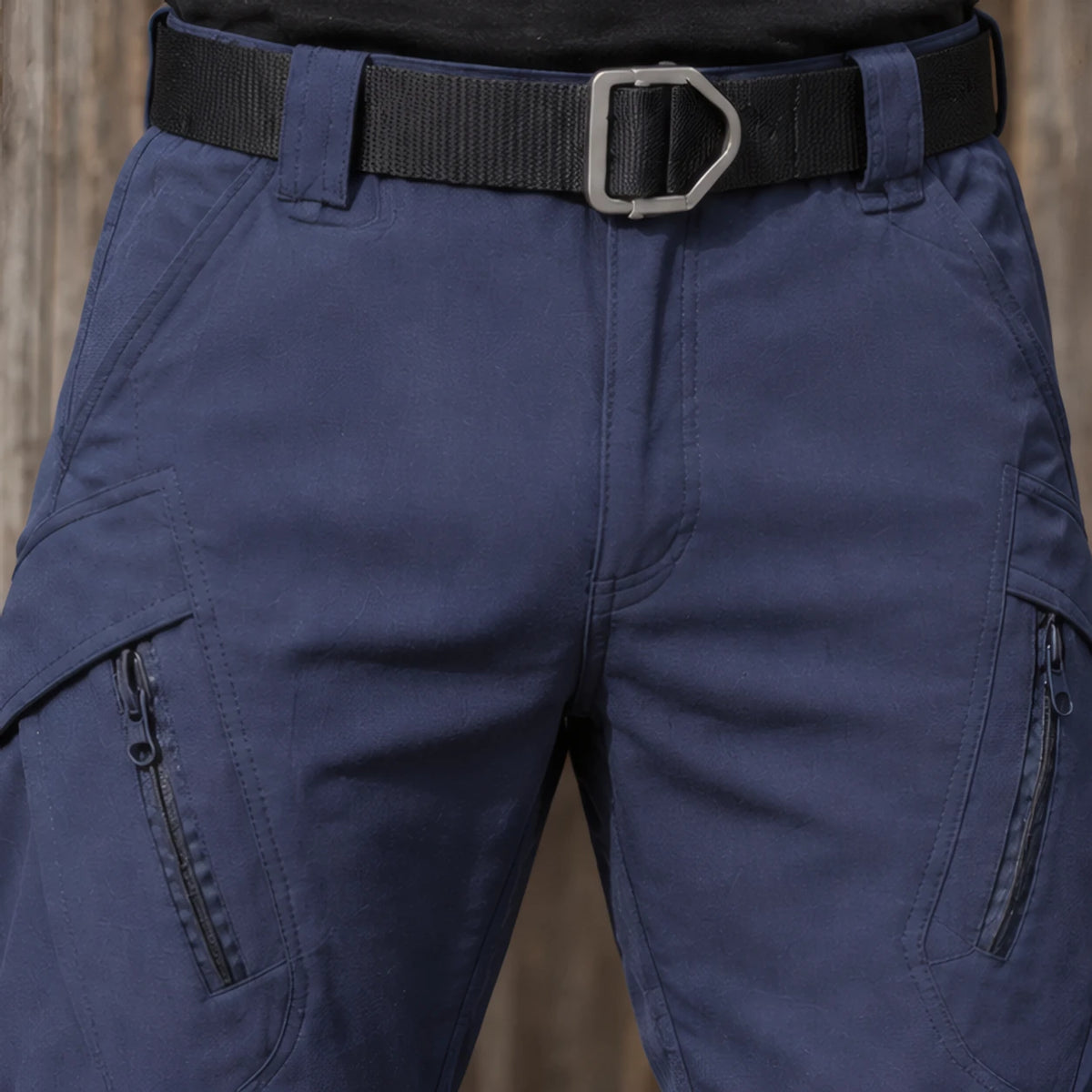 Niall Men's Tactical Cargo Pants - Navy - men's clothing - Brondals - Image 4