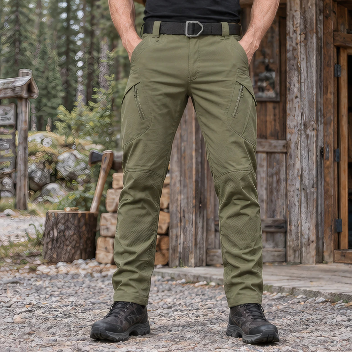 Niall Men's Tactical Cargo Pants - Army Green - Men's Clothing > Pants > Tactical Cargo Pants - Brondals - Image 1