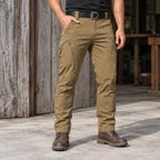 Niall Men's Tactical Cargo Pants - Khaki - Men's Clothing > Pants > Tactical Cargo Pants - Brondals - Image 1