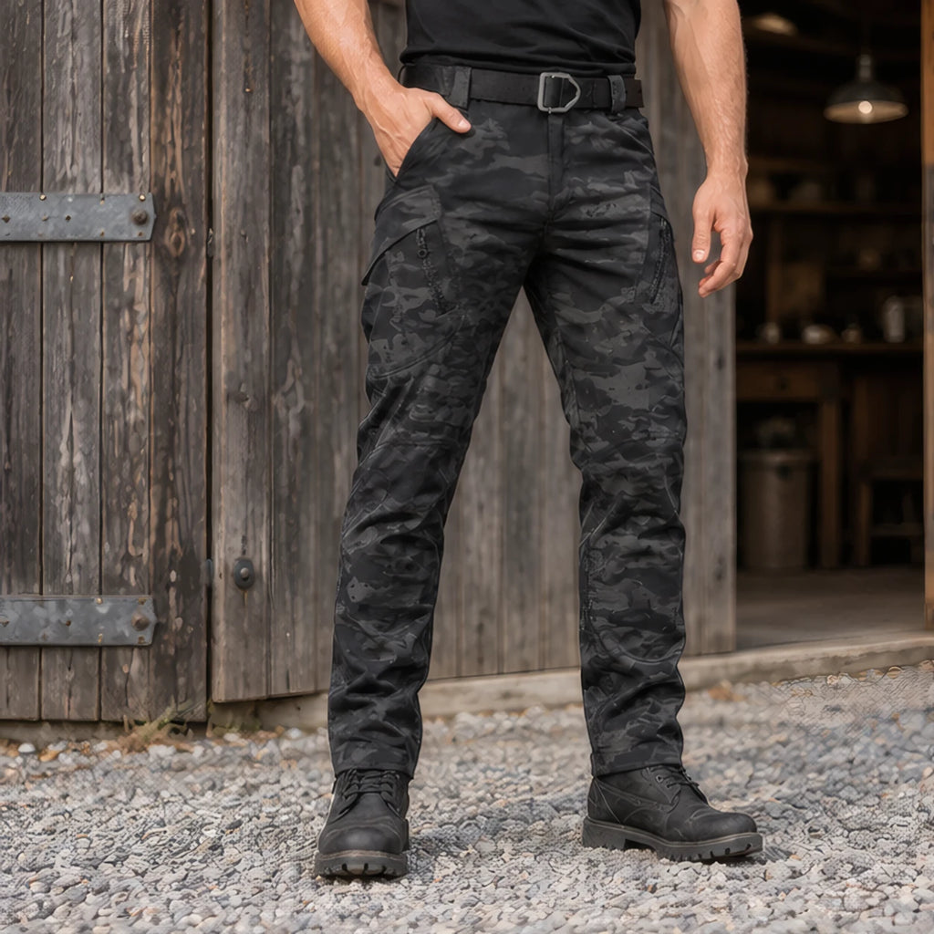 Niall Men's Tactical Cargo Pants - Night Camo - Men's Clothing > Pants > Tactical Cargo Pants - Brondals - Image 1