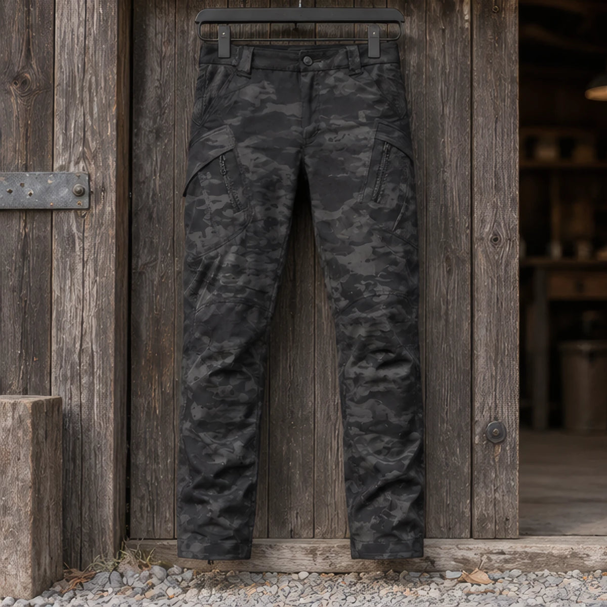 Niall Men's Tactical Cargo Pants - Night Camo - male - Brondals - Image 3