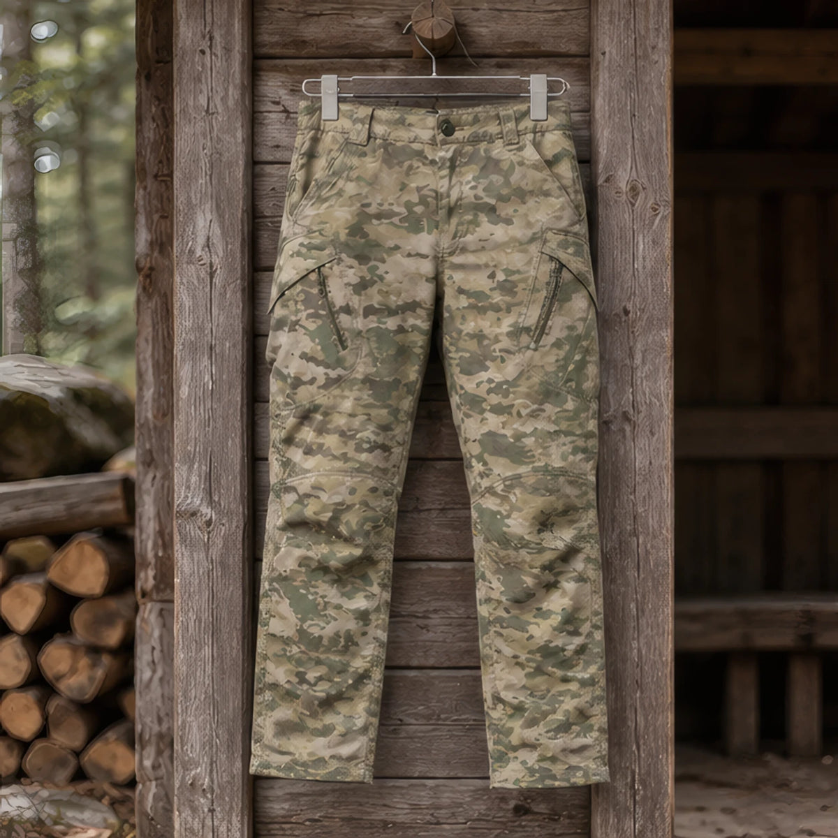 Niall Men's Tactical Cargo Pants - Field Camo - male - Brondals - Image 3