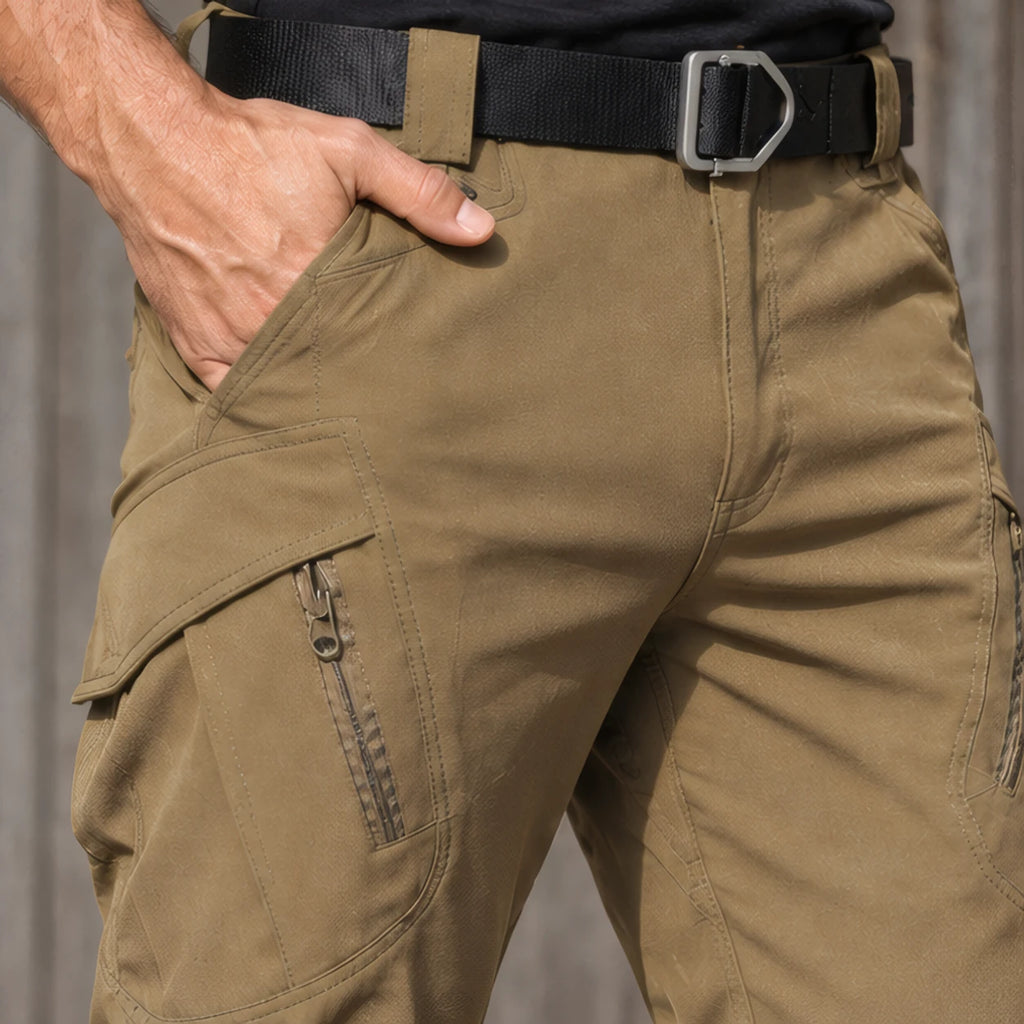 Niall Men's Tactical Cargo Pants - Khaki - men's clothing - Brondals - Image 4