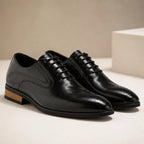 Norris Leather Brogue Dress Shoes - Black - mens shoes - Brondals - Image 2
