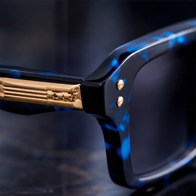 Laventia Square Sunglasses - Blue Tortoise - women's sunglasses - Brondals - Image 4