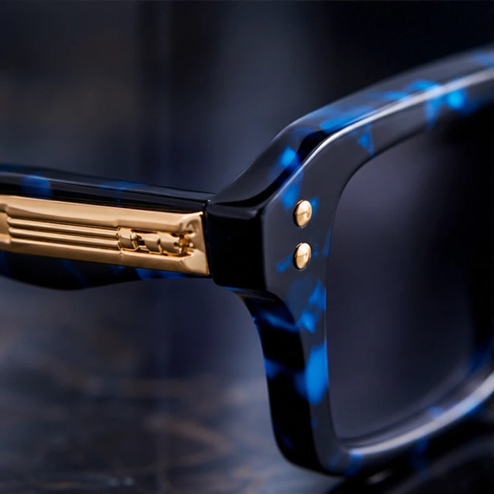 Laventia Square Sunglasses - Blue Tortoise - women's sunglasses - Brondals - Image 4