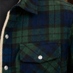Oscar Sherpa-Lined Check Jacket - Green - Product Type: Jackets - Brondals - Image 4