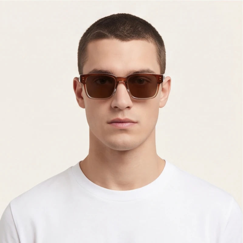 Havana Shift Polarized Sunglasses - Coffee - lightweight frame - Brondals - Image 7