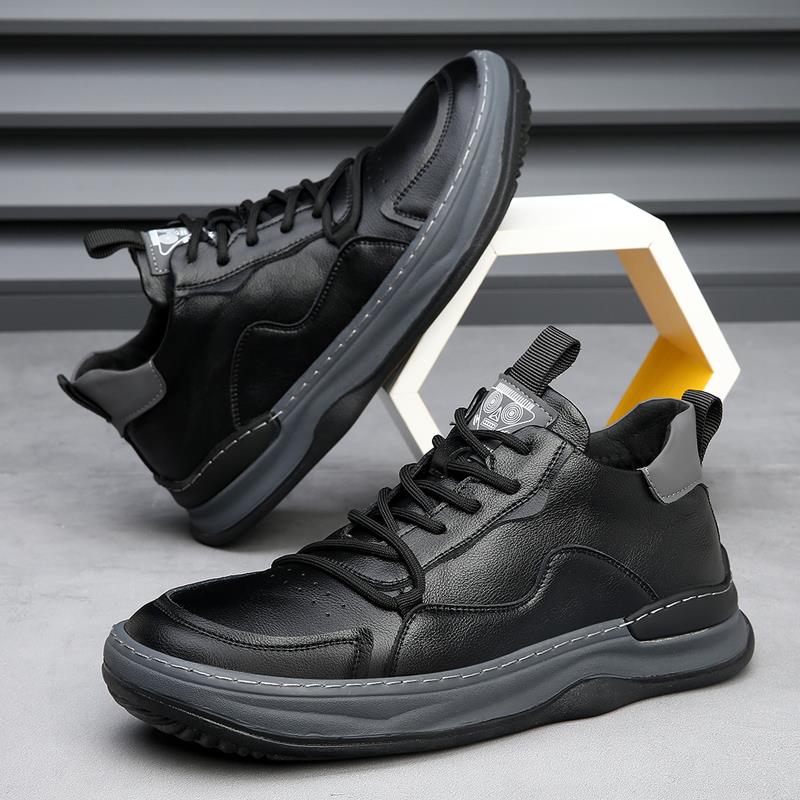 Dellava Italian Genuine Leather Sneakers - comfortable shoes - Brondals - Image 20