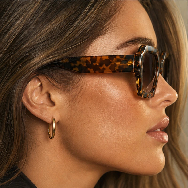 Vernda Tortoise Shades - Tiger - oversized sunglasses - Brondals - Image 5
