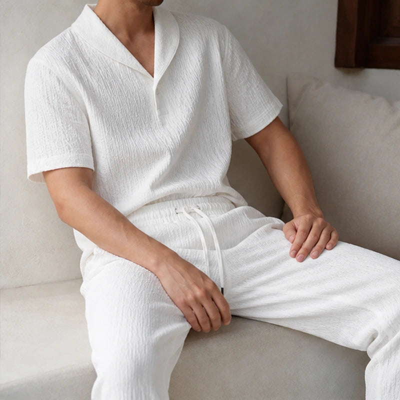 Pemberton Linen Set - White - linen outfit - Brondals - Image 3
