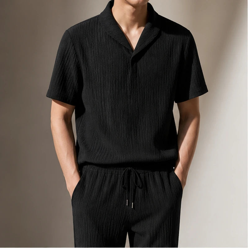 Pemberton Linen Set - Black - linen outfit - Brondals - Image 3