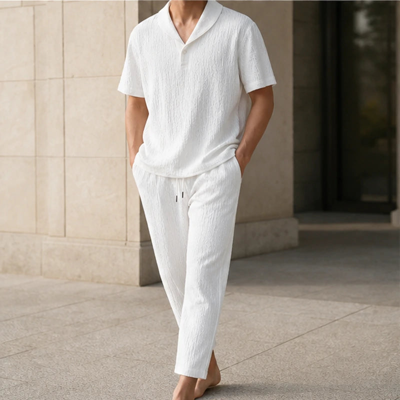 Pemberton Linen Set - White - matching set - Brondals - Image 4