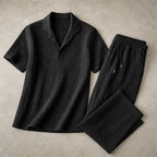Pemberton Linen Set - Black - Clothing > Matching Sets > Shirt & Trouser Sets - Brondals - Image 1