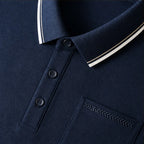 Preston Short Sleeve Polo Shirt - Dark Blue - Polo Shirts - Brondals - Image 2