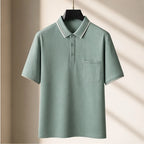 Preston Short Sleeve Polo Shirt - Light Green - Men's Clothing > Shirts > Polo Shirts - Brondals - Image 1