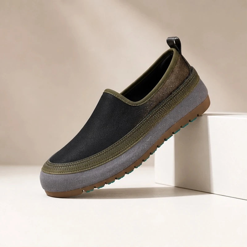 Prudence Women's Flexible Leather Cushioned Loafers - Black - Footwear > Loafers - Brondals - Image 1