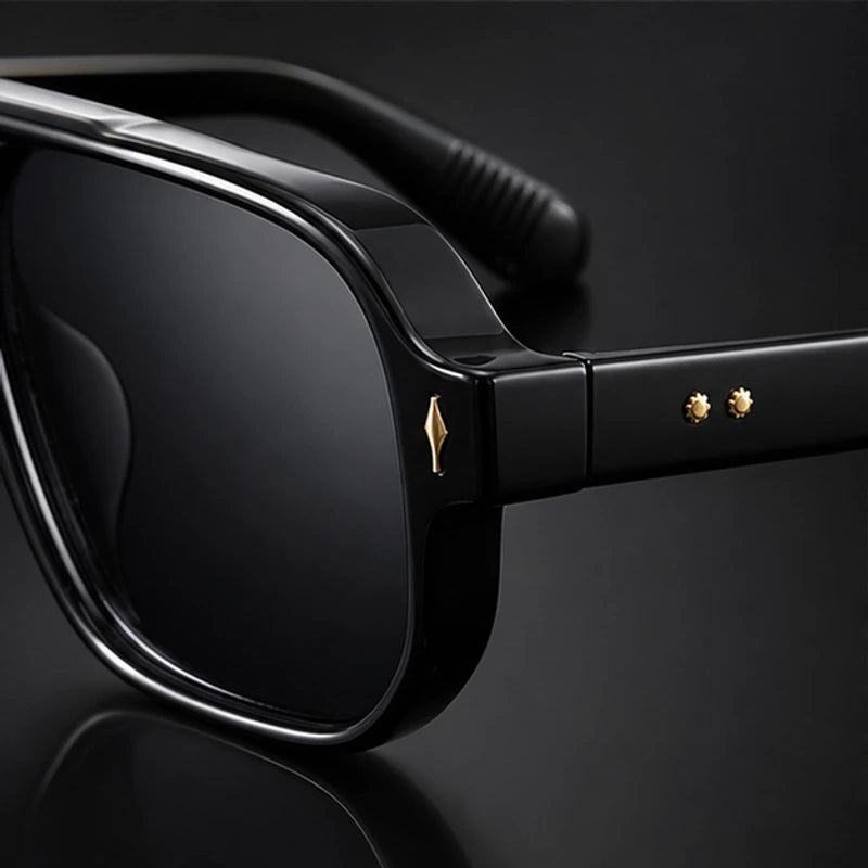 Nava Flex Sunglasses - Midnight - square frame - Brondals - Image 4